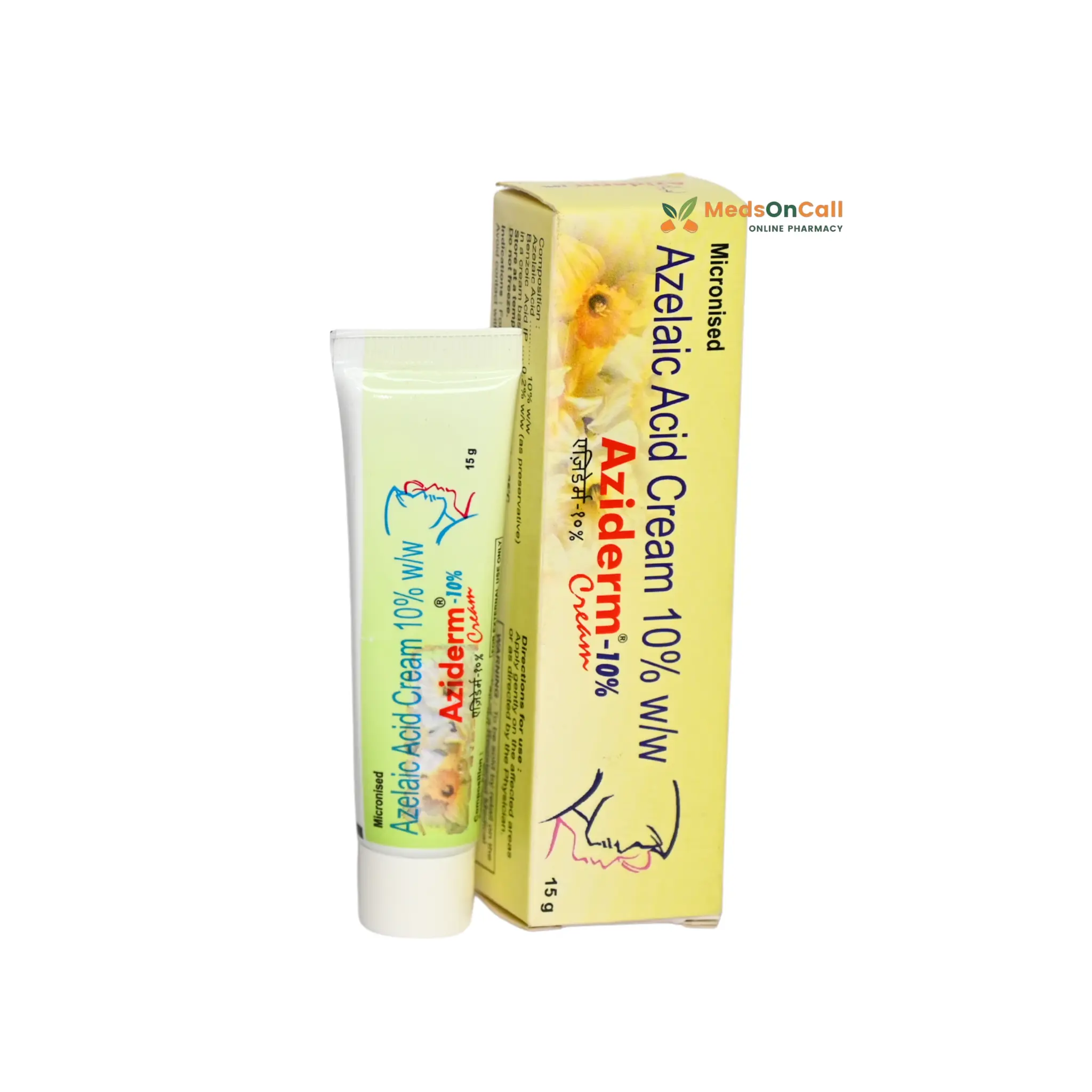 Aziderm 10% Cream | (15 GM)