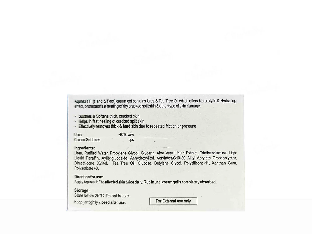 Aqurea HF Richly Nourishing Hand & Foot Cream Gel | (50 GM) - Image 3