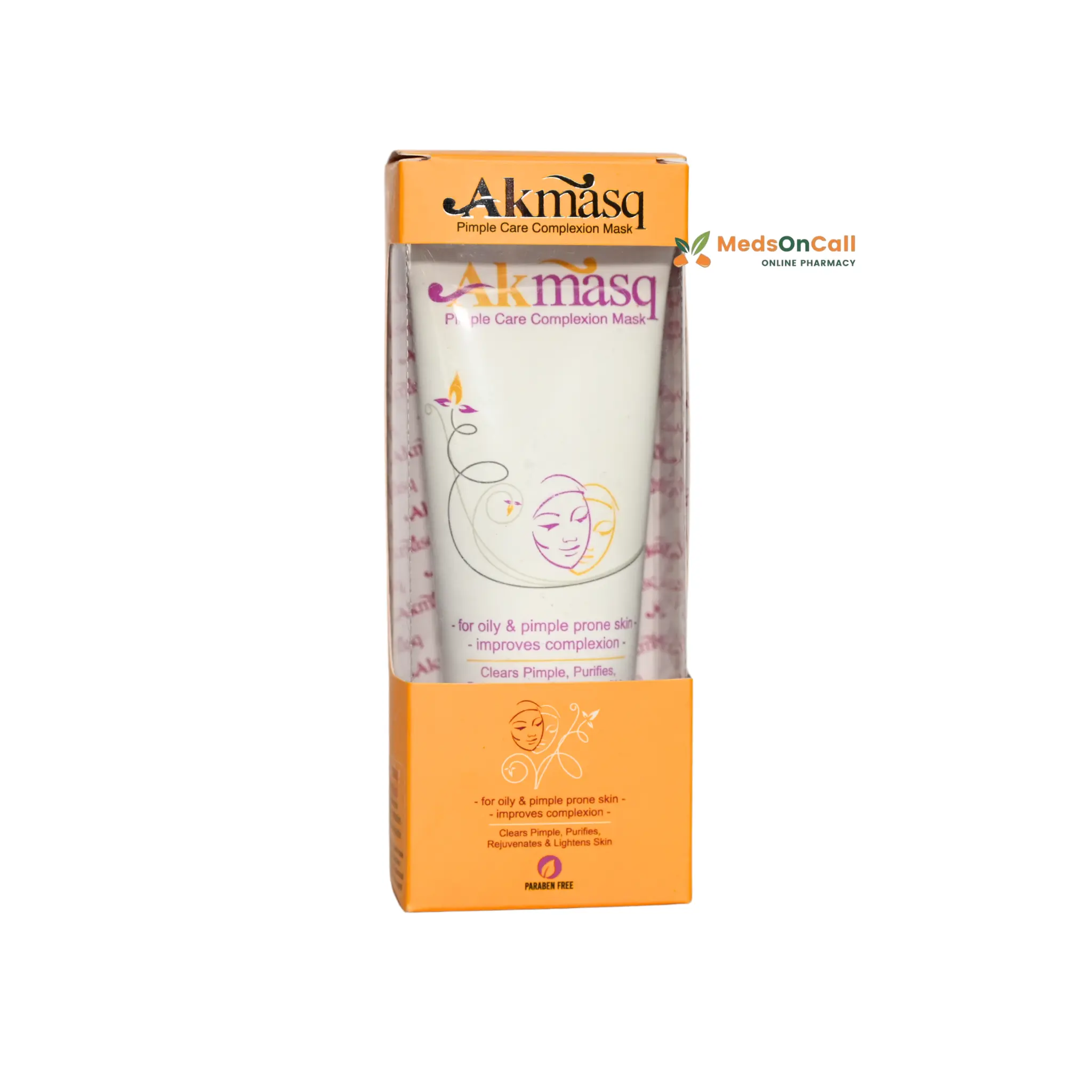 Akmasq Pimple Care Complexion Mask | (75 GM)