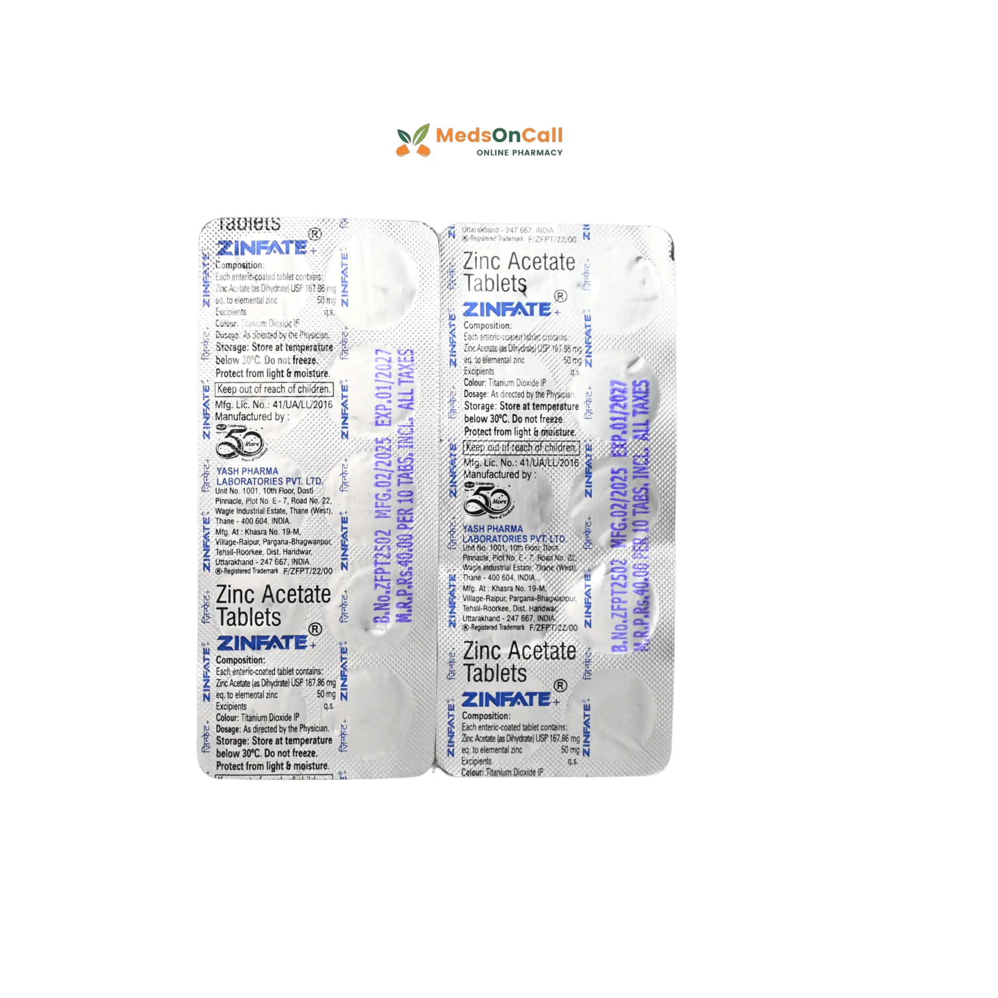 Zinfate Tablet 10's | (10 Tablets) - Image 3