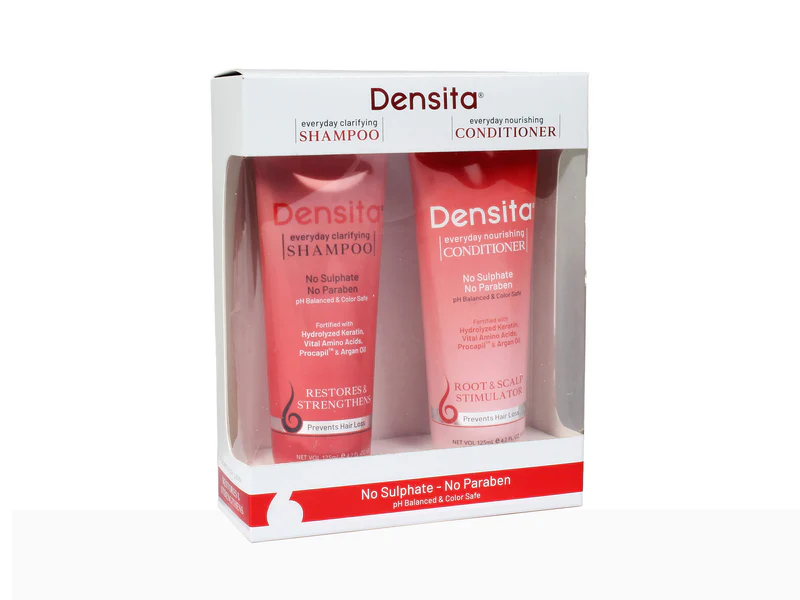Densita Everyday Clarifying Shampoo & Everyday Nourishing Conditioner (Combo Pack) | (125 ML+ 125 ML)