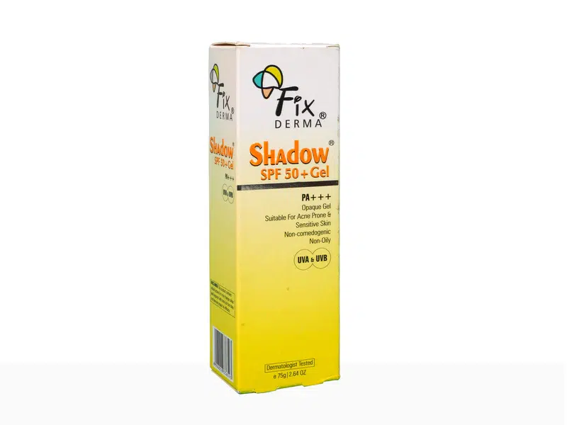 Fixderma Shadow SPF 50+ Gel Sunscreen | (75 GM) - Image 3