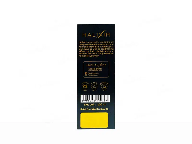 Halixir Versatile Nourishing Hair Oil | (100 ML) - Image 4