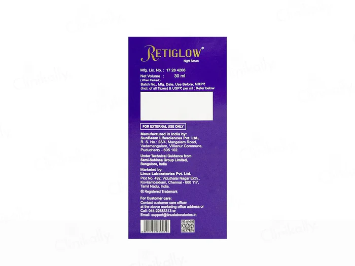Retiglow Night Serum | (30 ML) - Image 3