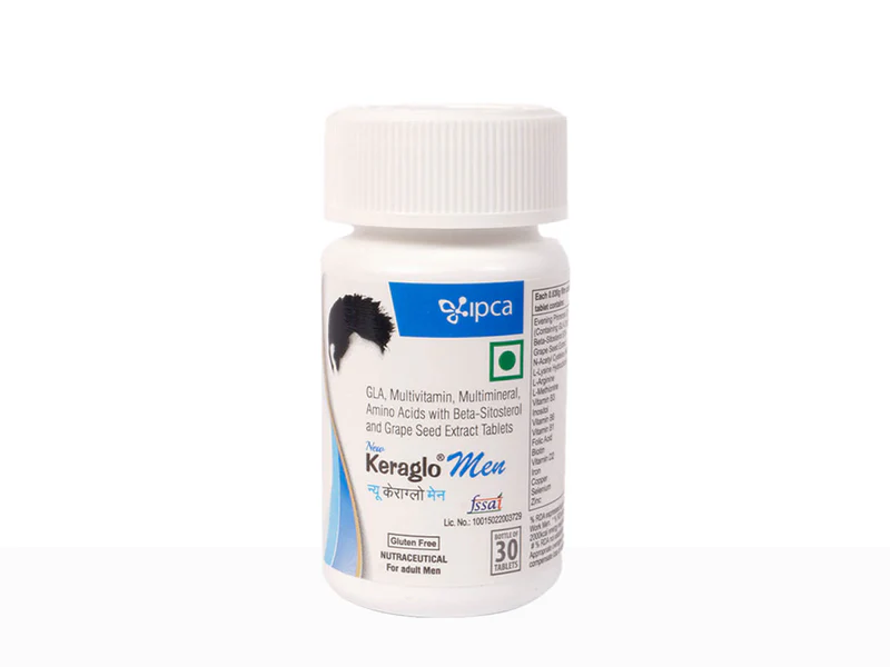 IPCA Keraglo Men Tablet | (30 Tablets) - Image 3