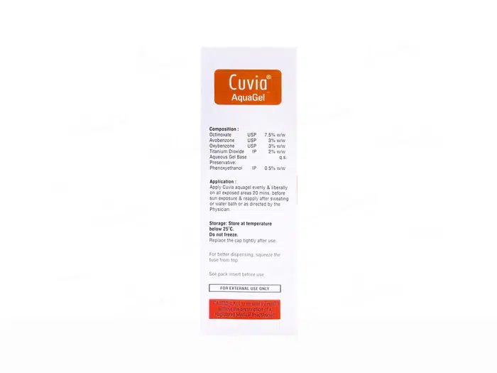 Cuvia AquaGel Sunscreen Gel SPF 30 | (50 GM) - Image 3