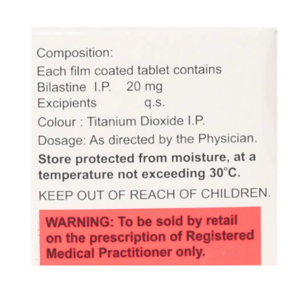 Bilten 20 mg Tablet | (10 Tab) - Image 3