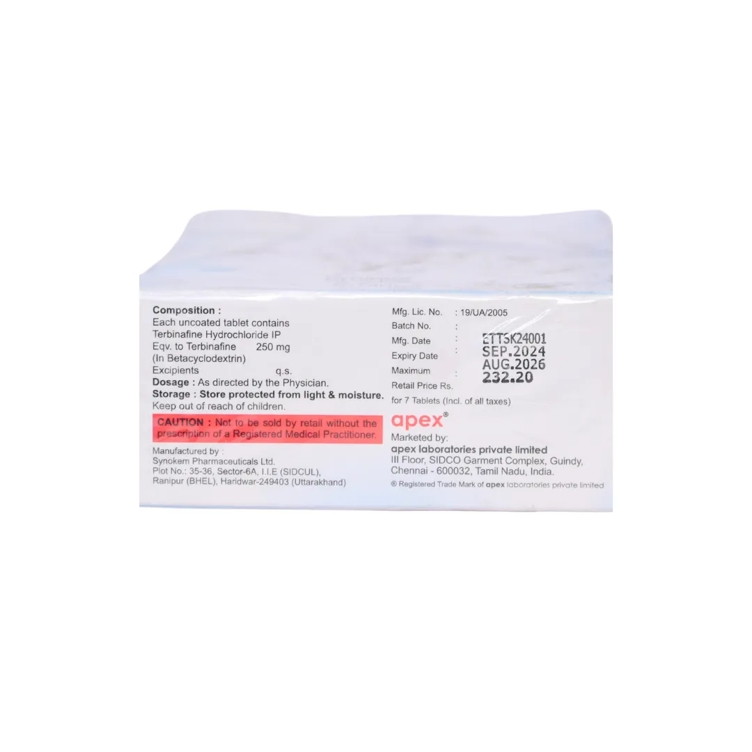 Erbinox 250 mg Tablet | (6 Tab) - Image 3