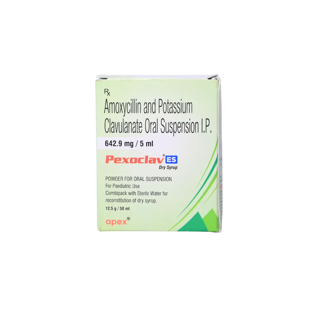 Pexoclav ES Paediatric Combipack Dry Syrup | (5 ML) - Image 2