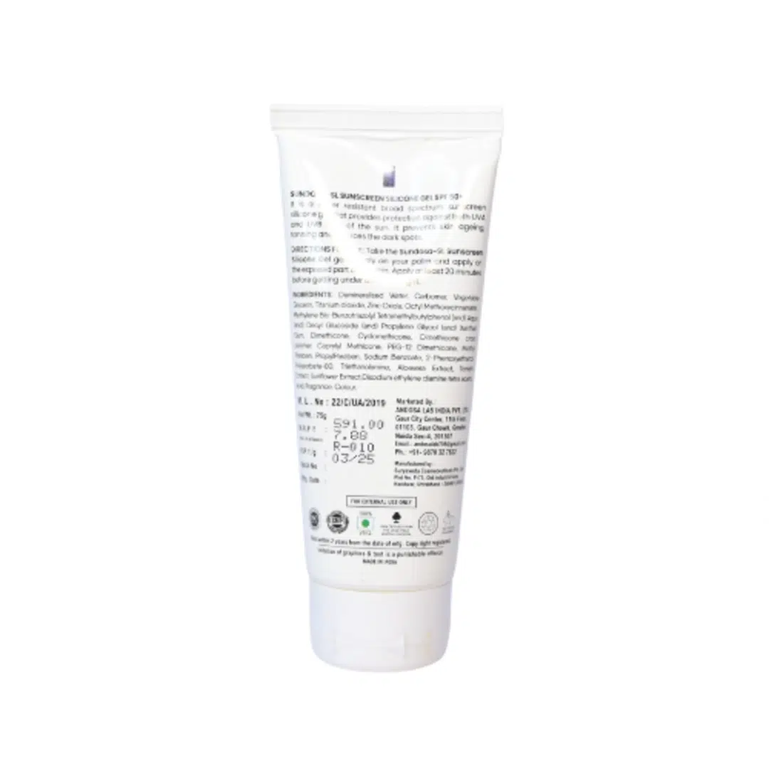 Sundosa SL SPF 50 Sunscreen Gel | (75 GM) - Image 3