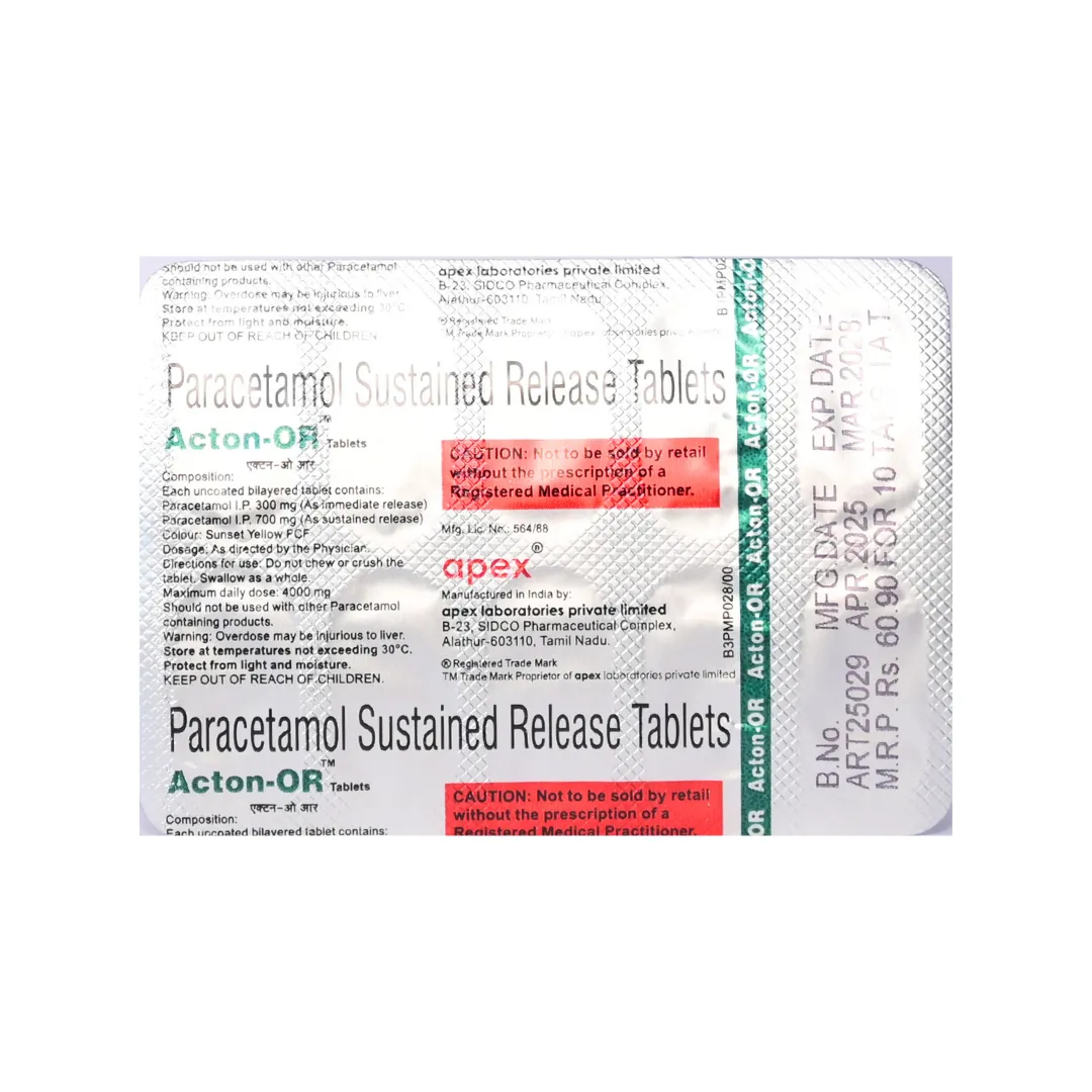 Acton-OR Tablet SR | (10 Tab) - Image 2