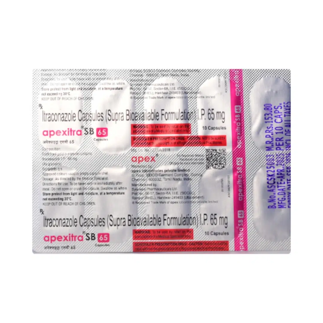 Apexitra SB 65 mg Capsule | (10 Cap) - Image 3