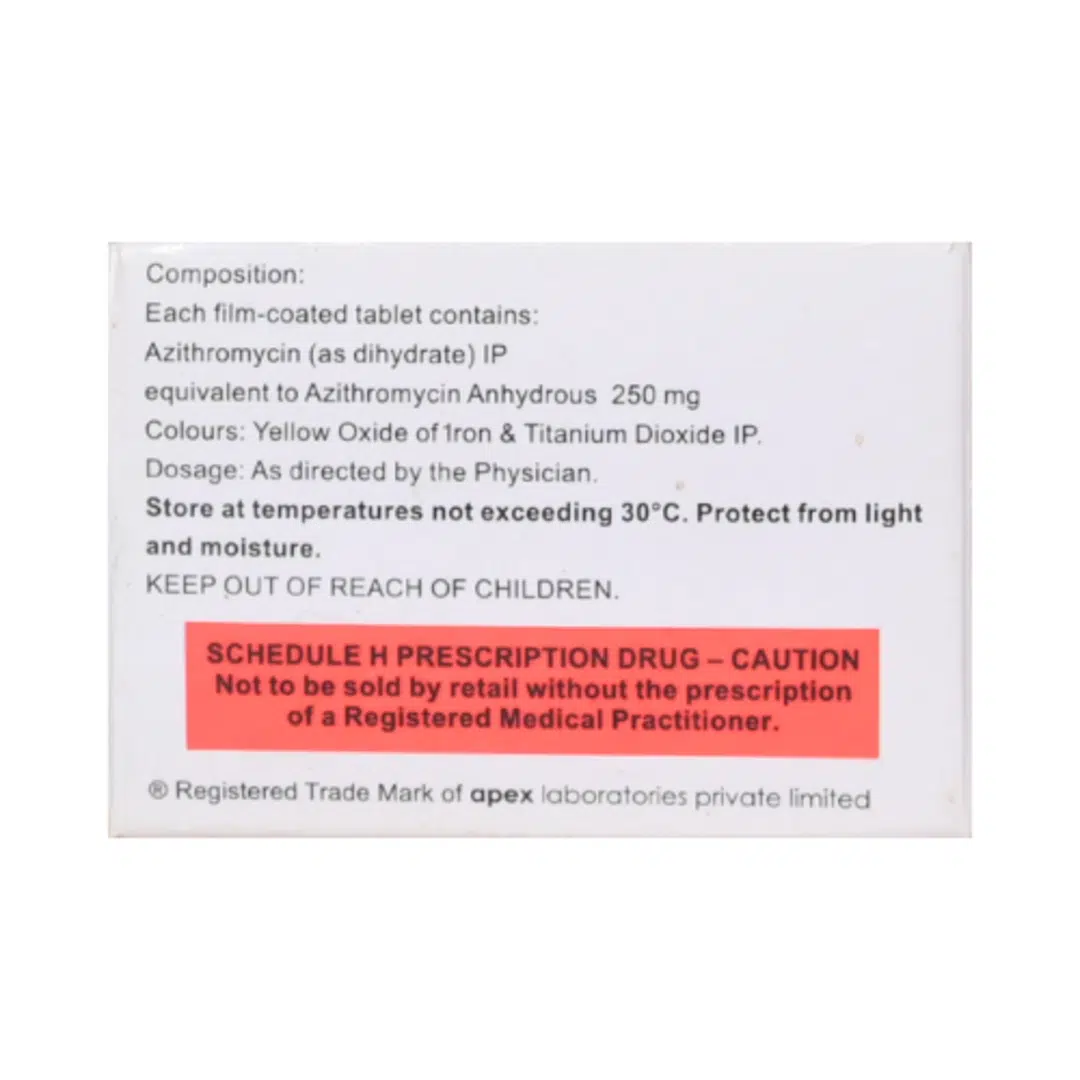 Aziclass 250 mg Tablet | (6 Tab) - Image 3