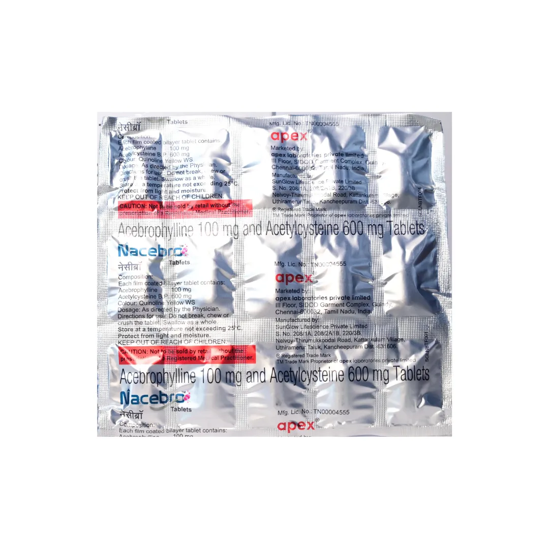 Nacebro 100mg/600mg Tablet | (15 Tab) - Image 3
