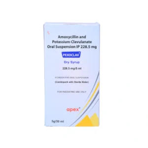 Pexoclav 200 mg/28.5 mg Dry Syrup | (30 ML)