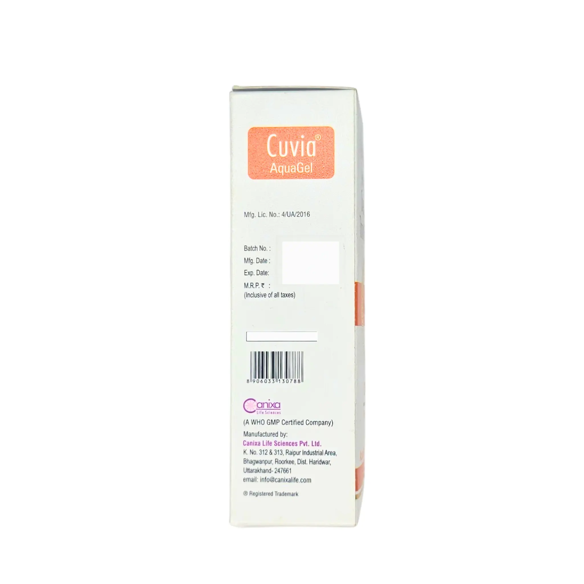 Cuvia AquaGel Sunscreen Gel SPF 30 | (50 GM) - Image 3