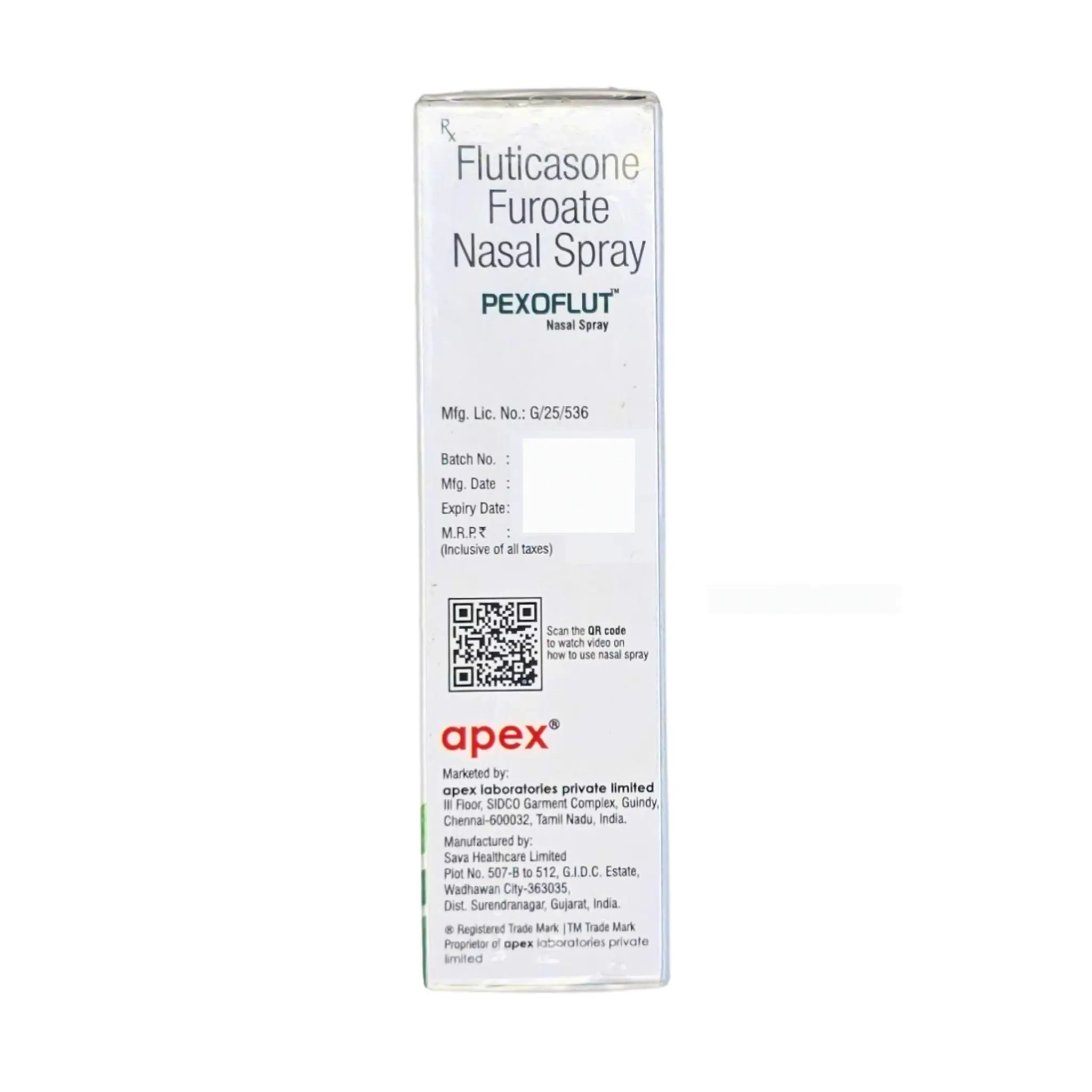 Pexoflut 27.5mcg Nasal Spray - Image 3